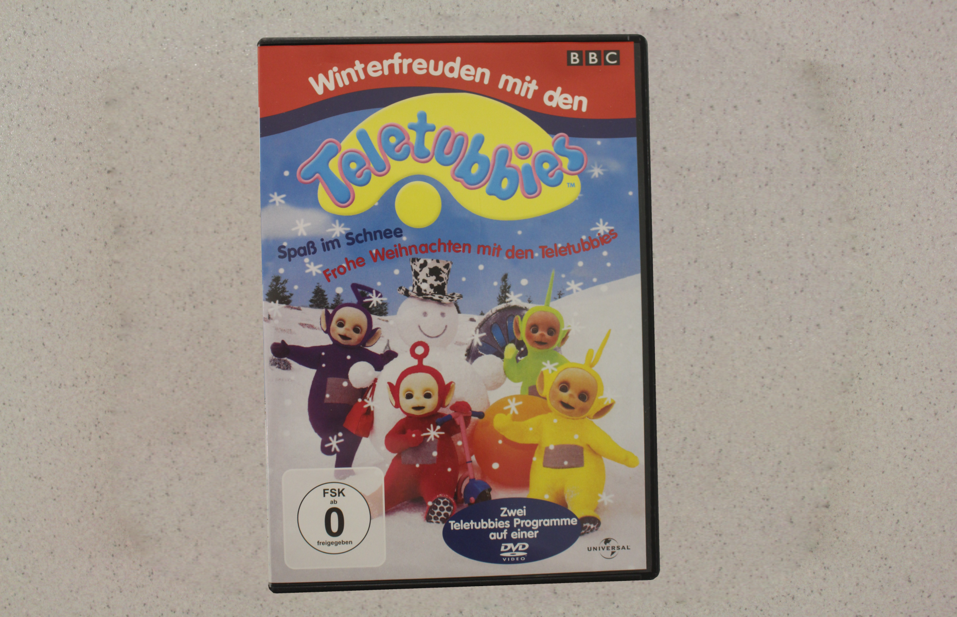 Cover der DVD &quot;Winterfreuden mit den Teletubbies&quot;