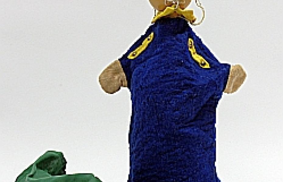 Handpuppe Krokodil